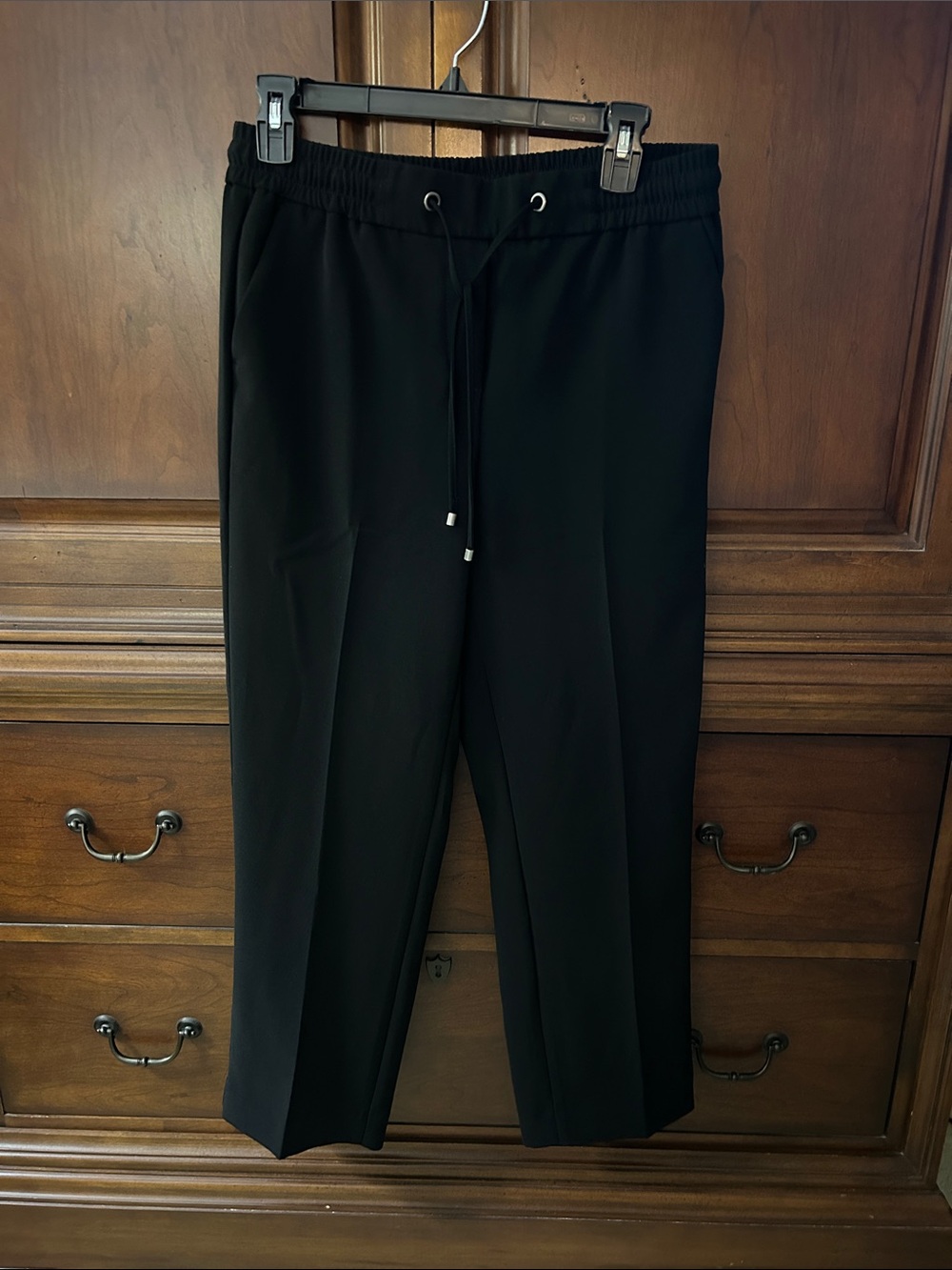 Talbots Black Drawstring Pants with elastic waist/NWT